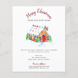 Budget Frohe Weihnachten von unserem neuen Zuhause