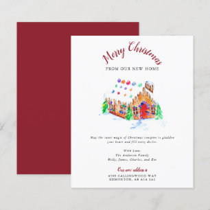 Budget Frohe Weihnachten von unserem neuen Zuhause