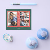 Budget Frohe Weihnachts-Foto Collage Urlaub Flyer (Einzeln)