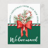 Budget Frohe Weihnachts-Foto verschieben Ankündigu (Vorderseite)