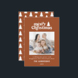 Budget Frohe Weihnachts Grafik Foto Urlaub Mitteilungskarte<br><div class="desc">budget Merriest Weihnachts Grafik Typografie Foto Urlaubskarte. Mit modernem handgezeichneten Text und Bäumen.</div>