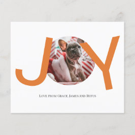 BUDGET Frohe Weihnachts-Joy Foto-Karte