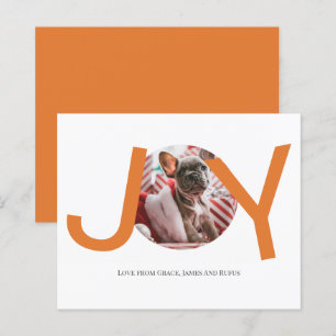 BUDGET Frohe Weihnachts-Joy Foto-Karte