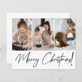 Budget Frohe Weihnachts-Script mehrere Fotos (Vorne/Hinten)