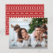 Budget Frohe Weihnachts-Spaß-Script-Foto (Vorne/Hinten)