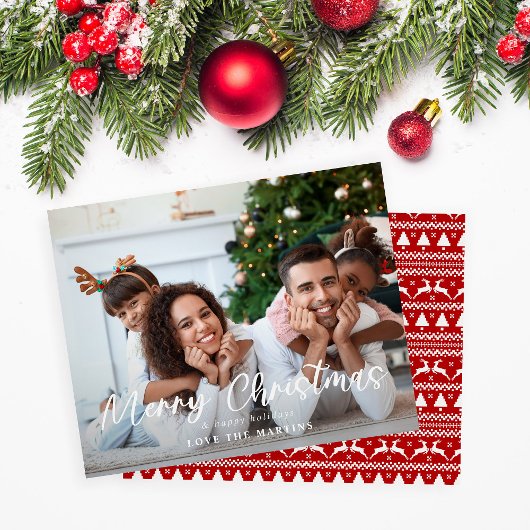 Budget Frohe Weihnachts Spaß Script Foto HH Flyer