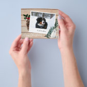 Budget Frohe Weihnachtsbaum, Hund & Instant Foto Flyer (Gruppe)