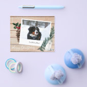 Budget Frohe Weihnachtsbaum, Hund & Instant Foto Flyer (Einzeln)