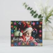 Budget Frohe Weihnachtsbeleuchtung Foto (Stehend Vorderseite)