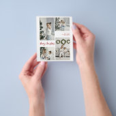 BUDGET Frohe Weihnachtsfamilie Foto Card Flyer (Gruppe)