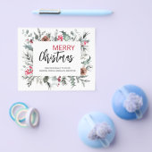 Budget Frohe Weihnachtsfeiertage Grüne 2024 Karte (Einzeln)