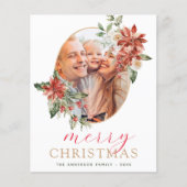 Budget Frohe Weihnachtsgrün Foto Holiday Flye Flyer (Vorne)