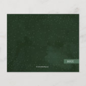 Budget Frohe Weihnachtsgrün Foto Urlaubskarte (Rückseite)