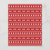 Budget Frohe Weihnachtskalligrafie Vertikales Foto Flyer (Hinten)