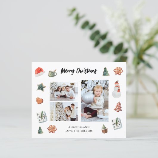 Budget Frohe Weihnachtskost & Leckereien Multi-Fot (Stehend Vorderseite)