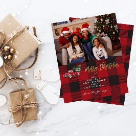 Budget Frohe Weihnachtswagen & Buffalo Foto H