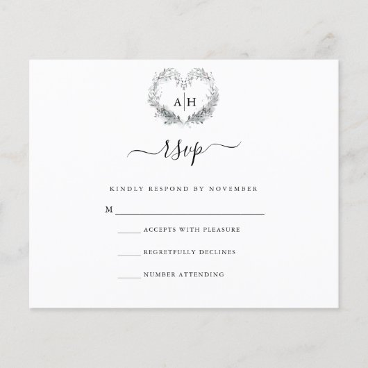 Budget Frost RSVP-Karte Flyer (Vorne)