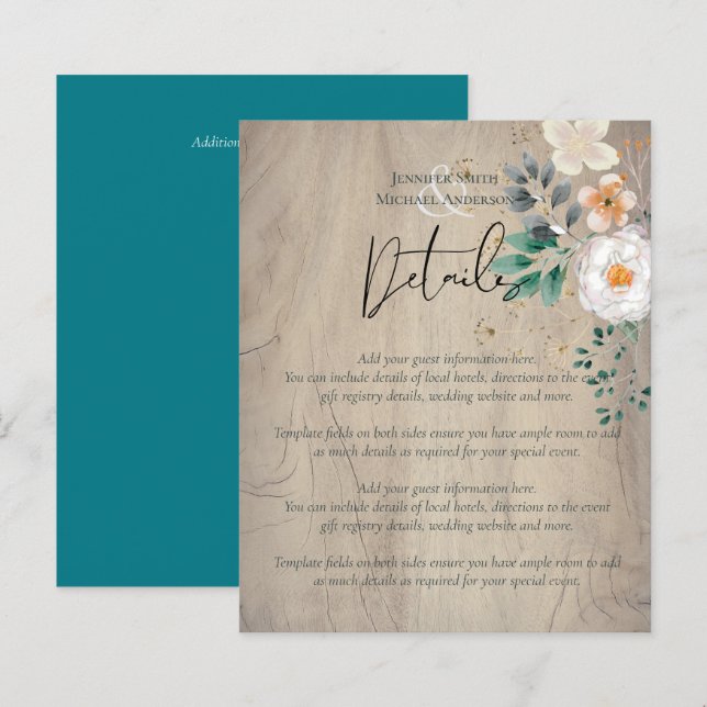 BUDGET Frühjahrswochen Wildblumen Barn Garden Hoch (Vorne/Hinten)