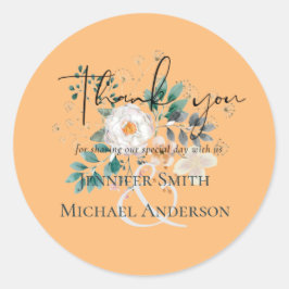 BUDGET Frühjahrswochen Wildblumen Barn Garden Hoch Runder Aufkleber