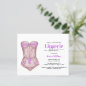 BUDGET Fuchsia Bustier Lingerie Brautparty (Stehend Vorderseite)