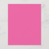 Budget Fuchsia Wedding rettet das Datum Flyer (Hinten)