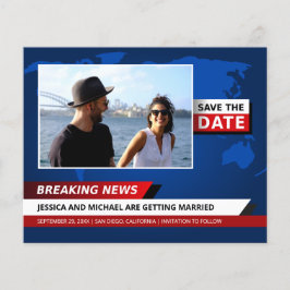 Budget Fun Breaking News TV-Foto Save the Date