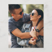 Budget Fun Comic Book Foto Einladung Hochzeit (Rückseite)