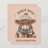 Budget Fun Highland Cow Cream New Address (Vorne/Hinten)