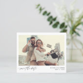 Budget Fun Mod Instant Foto Save the Date (Stehend Vorderseite)