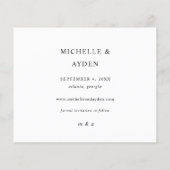 Budget Fun Mod Instant Foto Save the Date Flyer (Hinten)