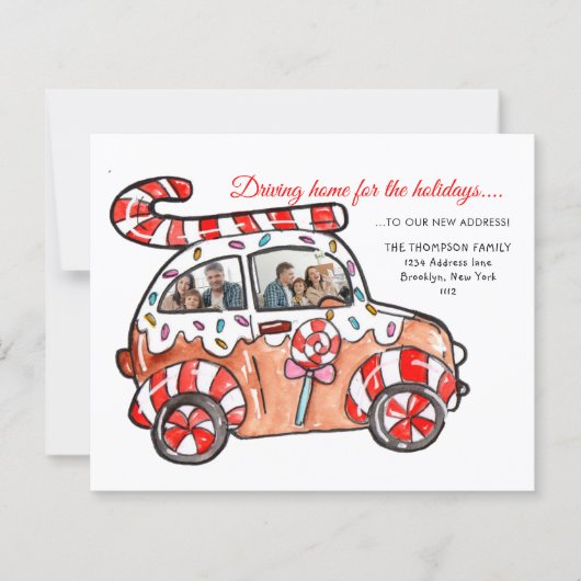 BUDGET Fun Photo Gingerbread Car Holiday Moving (Vorderseite)