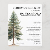 Budget Funny 100. Geburtstag Einladung (Vorderseite)