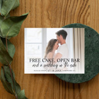 Budget Funny Brush Script Save the Date Foto Anno