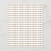 Budget Funny Christmas Elf Foto Weihnachtskarte (Rückseite)