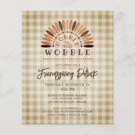 Budget Funny Friendsgiving Potluck Türkei Einladun