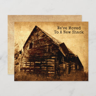Budget Funny Old Shack Moving New Address Country