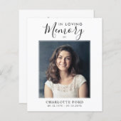 Budget für den Dienst des Fotos Love Memory (Vorne/Hinten)