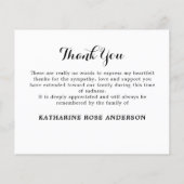 Budget für die Liebe Erinnerung 3 Foto Beerdigung (Rückseite)