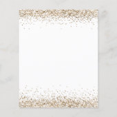 Budget Future Frau Gold Glitzer Brautparty (Rückseite)