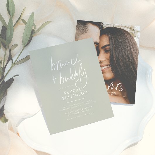 Budget Future Frau Sage Green Brunch & Bubbly Foto