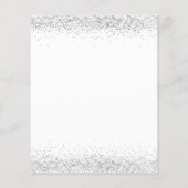 Budget Future Frau Silver Glitzer Brautparty (Rückseite)