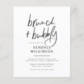 Budget Future Frau White Brunch & Bubbly Foto (Vorderseite)