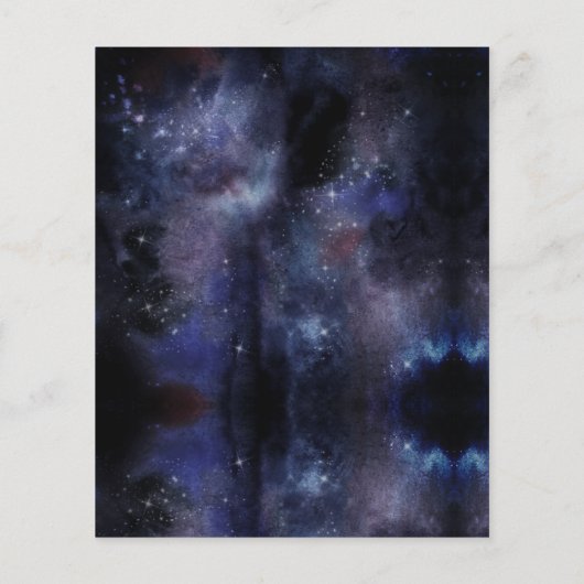 BUDGET Galaxy Planets Space Rocket Baby Dusche (Rückseite)