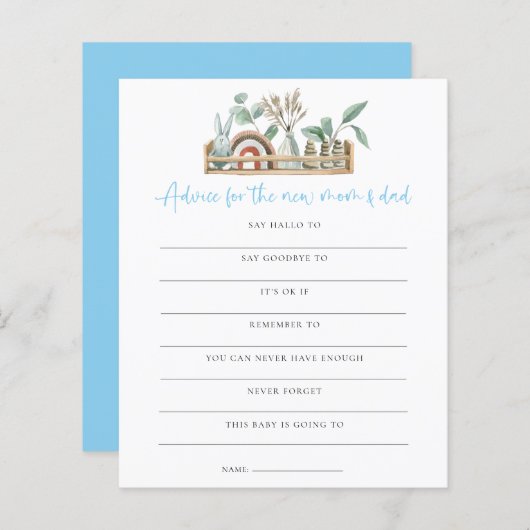 Budget Game Advisor Junge Mutter Vater Blue Baby S (Vorne/Hinten)