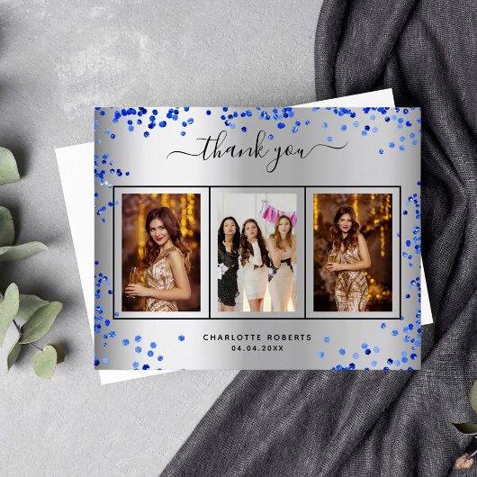 Budget Geburtstag Silberkönigsblau Foto vielen Dan