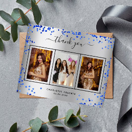 Budget Geburtstag Silberkönigsblau Foto vielen Dan