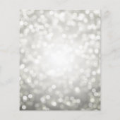 Budget Geburtstag Silver Sparkle Lichter laden ein (Rückseite)