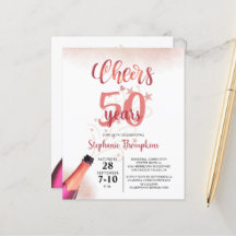 Budget Geburtstagskurse auf # JAHRE Rose Gold