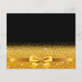 Budget Geburtstagspartei Schwarzgoldene Save the D (Rückseite)