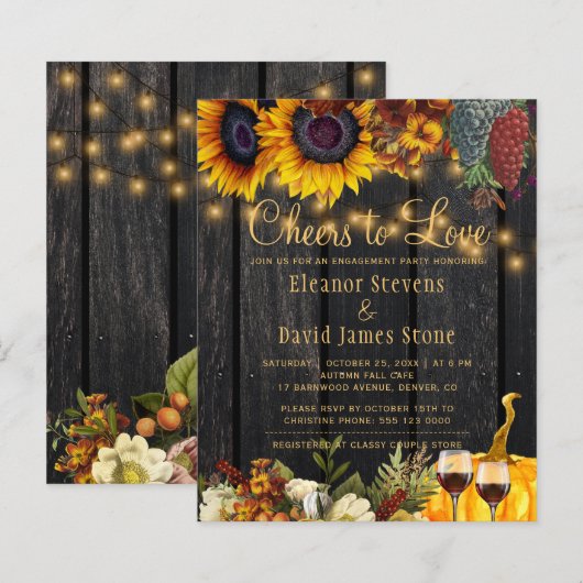 Budget Gefallen an Einladung der Liebe (Vorne/Hinten)